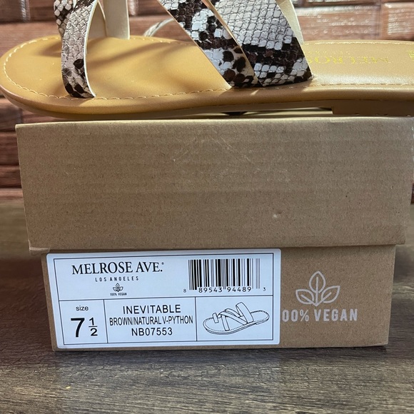 Snake Print Sandals - Picture 2 of 2